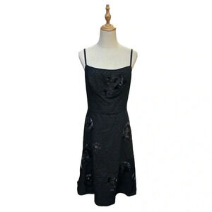 Beth Bowley Anthropologie Black Dress Size 10